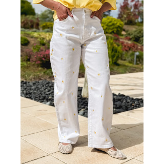 Jeans Ornella - Blanc