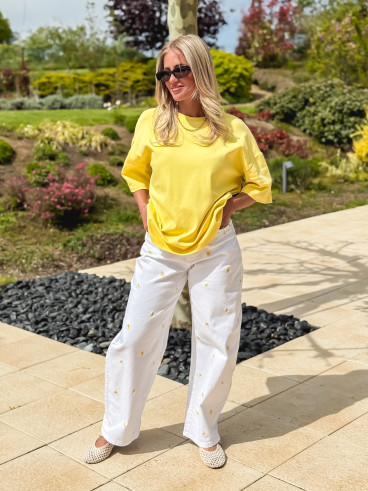 Jeans Ornella - Blanc