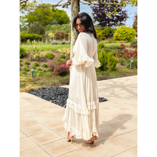 Robe longue Suzanne - Ecru