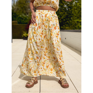 Ensemble à motifs Elzoria - Jaune