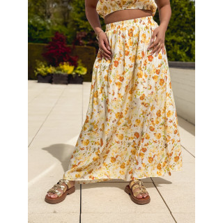 Ensemble à motifs Elzoria - Jaune