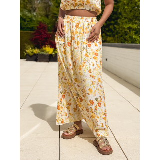 Ensemble à motifs Elzoria - Jaune