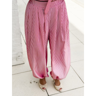 Pantalon ligné Auralys - Rouge