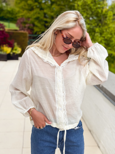Blouse Charlise - Ecru