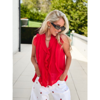 Blouse Lirya - Rouge