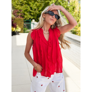 Blouse Lirya - Rouge