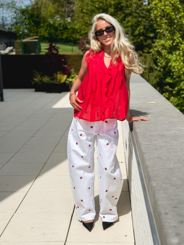 Blouse Lirya - Rouge