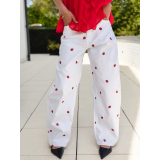 Jeans Strawberry - Blanc