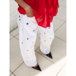 Jeans Strawberry - Blanc