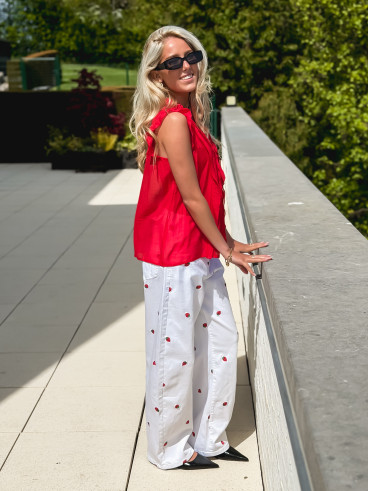 Jeans Strawberry - Blanc