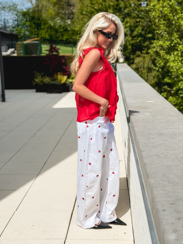 Jeans Strawberry - Blanc