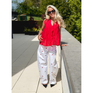 Jeans Strawberry - Blanc