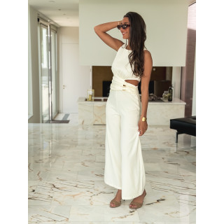 Combinaison pantalon Lénora - Crème