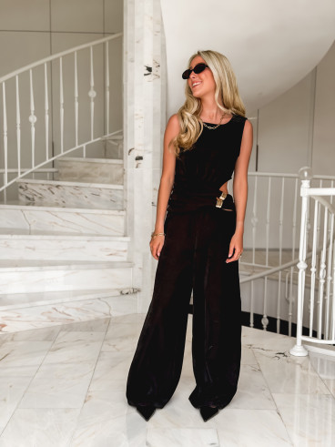 Combinaison pantalon Lénora - Noir