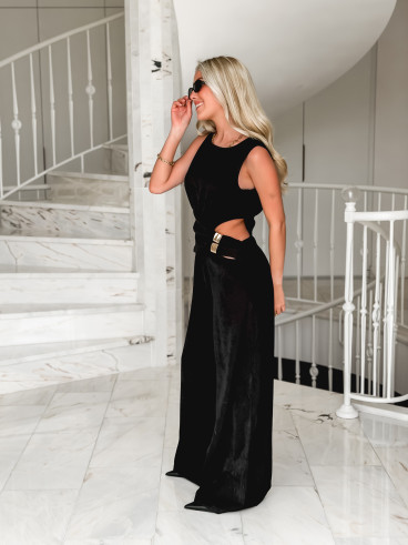 Combinaison pantalon Lénora - Noir