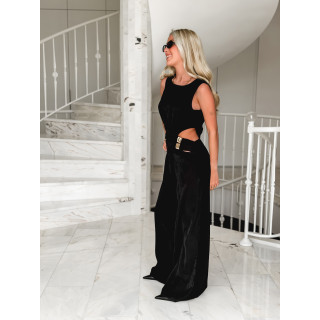 Combinaison pantalon Lénora - Noir