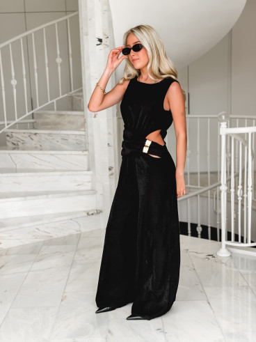 Combinaison pantalon Lénora - Noir