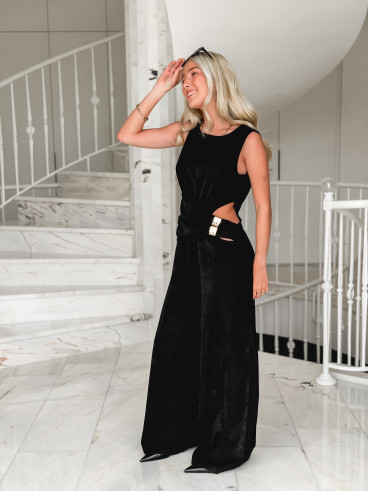 Combinaison pantalon Lénora - Noir