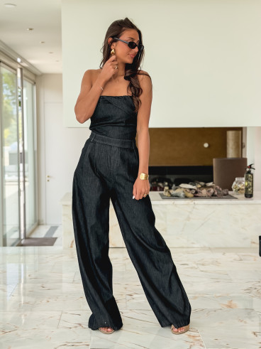 Combinaison pantalon Nélya - Bleu foncé