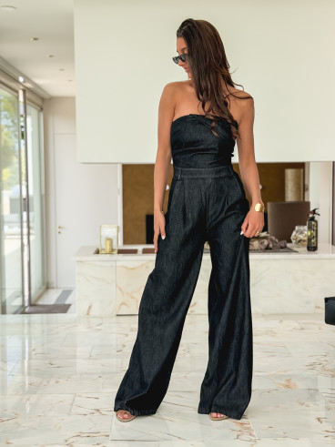 Combinaison pantalon Nélya - Bleu foncé