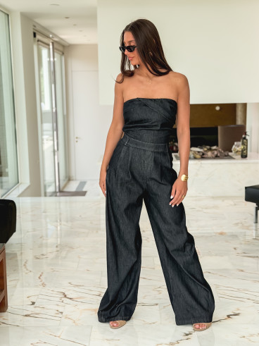 Combinaison pantalon Nélya - Bleu foncé