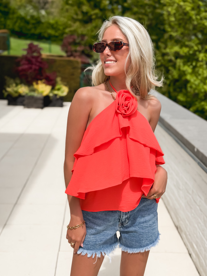 Blouse Zélora - Corail