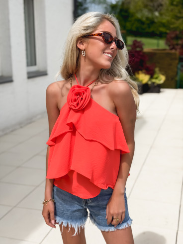 Blouse Zélora - Corail
