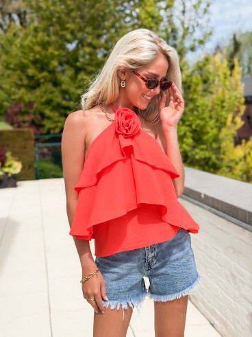 Blouse Zélora - Corail