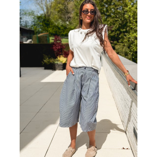 T-shirt sans manches Jaliya - Blanc