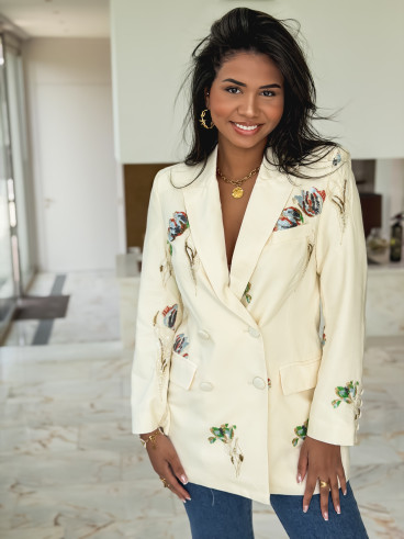 Blazer Zélyana - Ecru