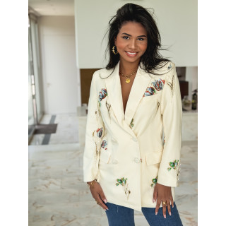 Blazer Zélyana - Ecru