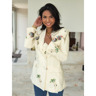 Blazer Zélyana - Ecru