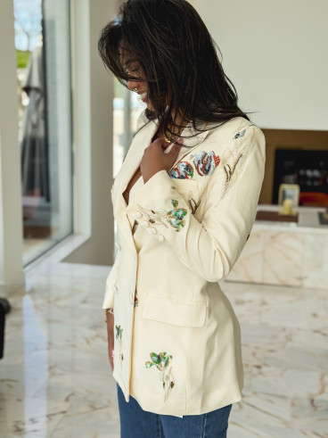 Blazer Zélyana - Ecru