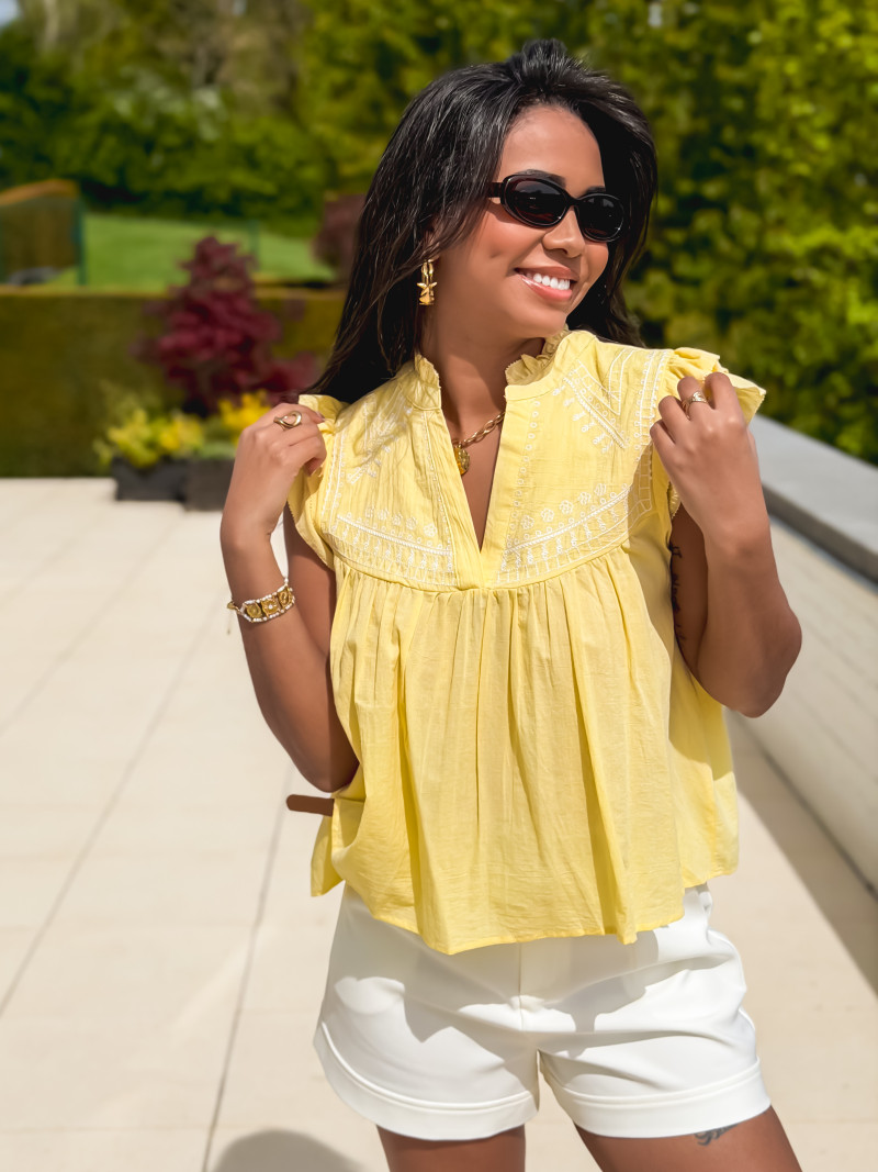 Blouse Vaya - Jaune