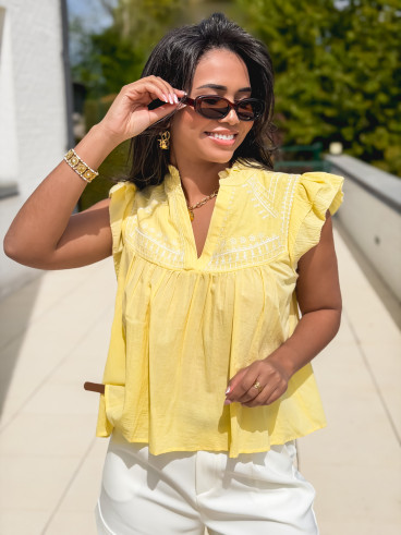 Blouse Vaya - Jaune