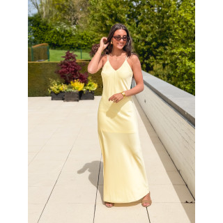 Robe longue Jana - Jaune