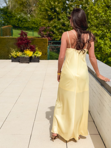 Robe longue Jana - Jaune