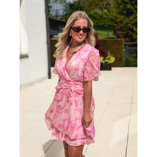 Robe courte Zayra - Rose