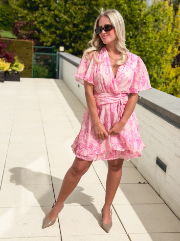 Robe courte Zayra - Rose