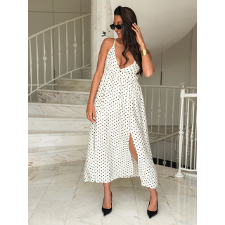 Robe longue Esther - Ecru
