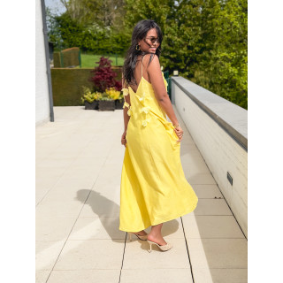 Robe longue Esther - Jaune