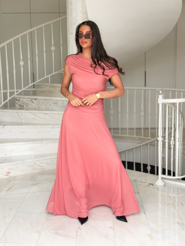 Robe longue Amanda - Terracotta