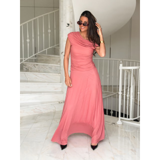 Robe longue Amanda - Terracotta