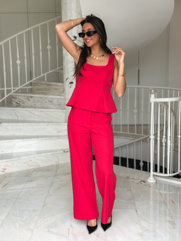 Blouse Isyelle - Rouge