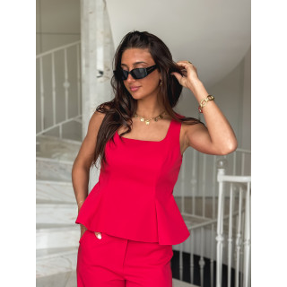 Blouse Isyelle - Rouge