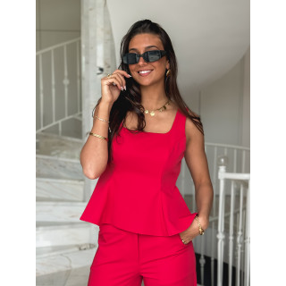 Blouse Isyelle - Rouge