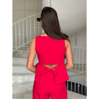 Blouse Isyelle - Rouge