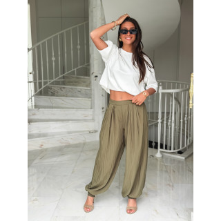 Pantalon Myzélia - Kaki