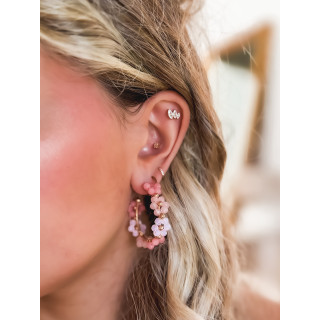 Boucles D'oreilles Marguerita - Rose