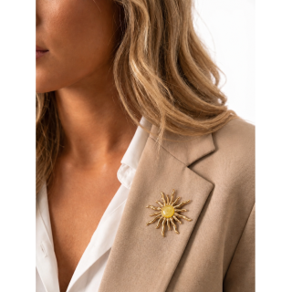 Broche Inoxya - Doré